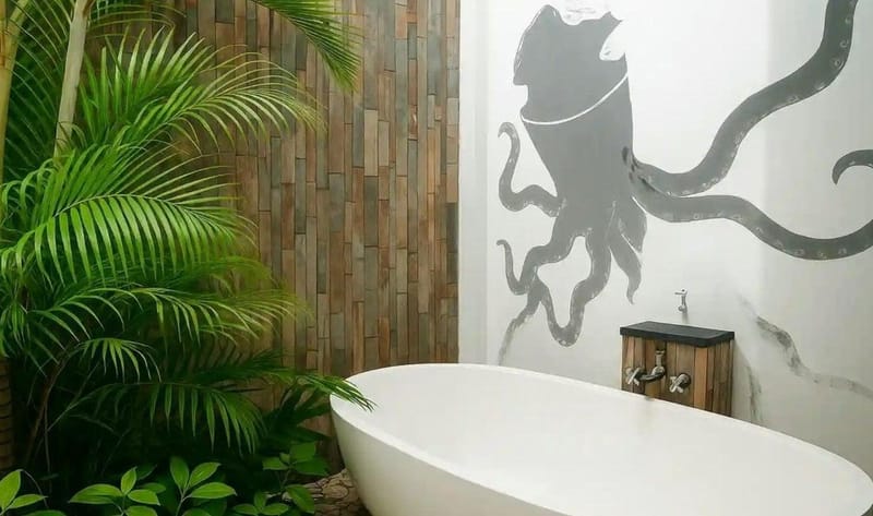 Outdoor bathroom