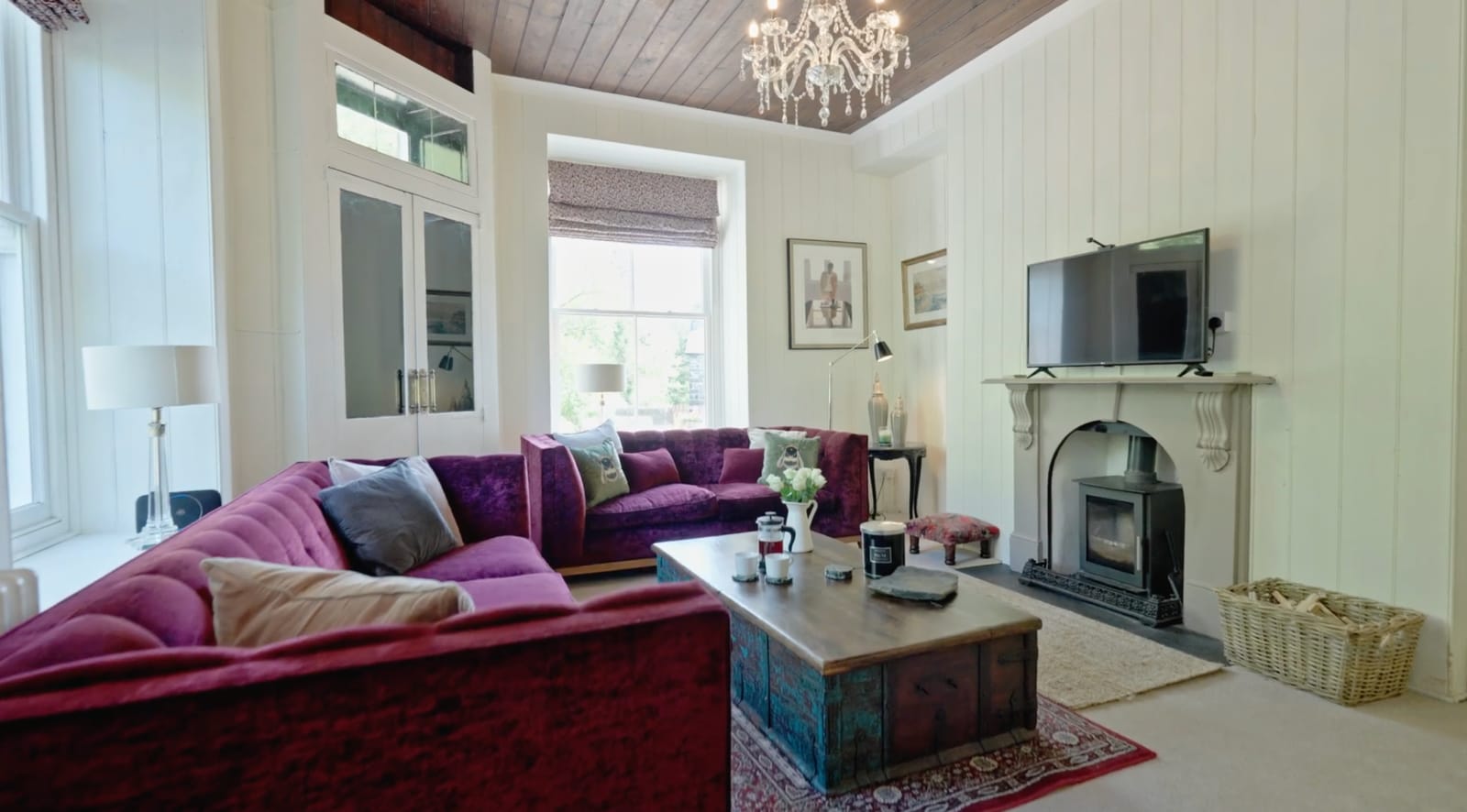 Sitting room at Gwynfryn House
